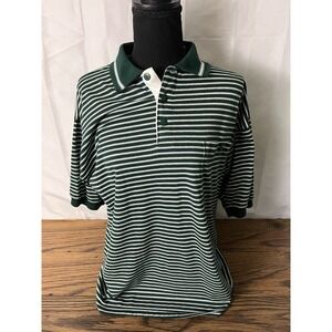 Tour Classics Men's Striped Polo Shirt Size‎ M Golf Casual Preppy Retro